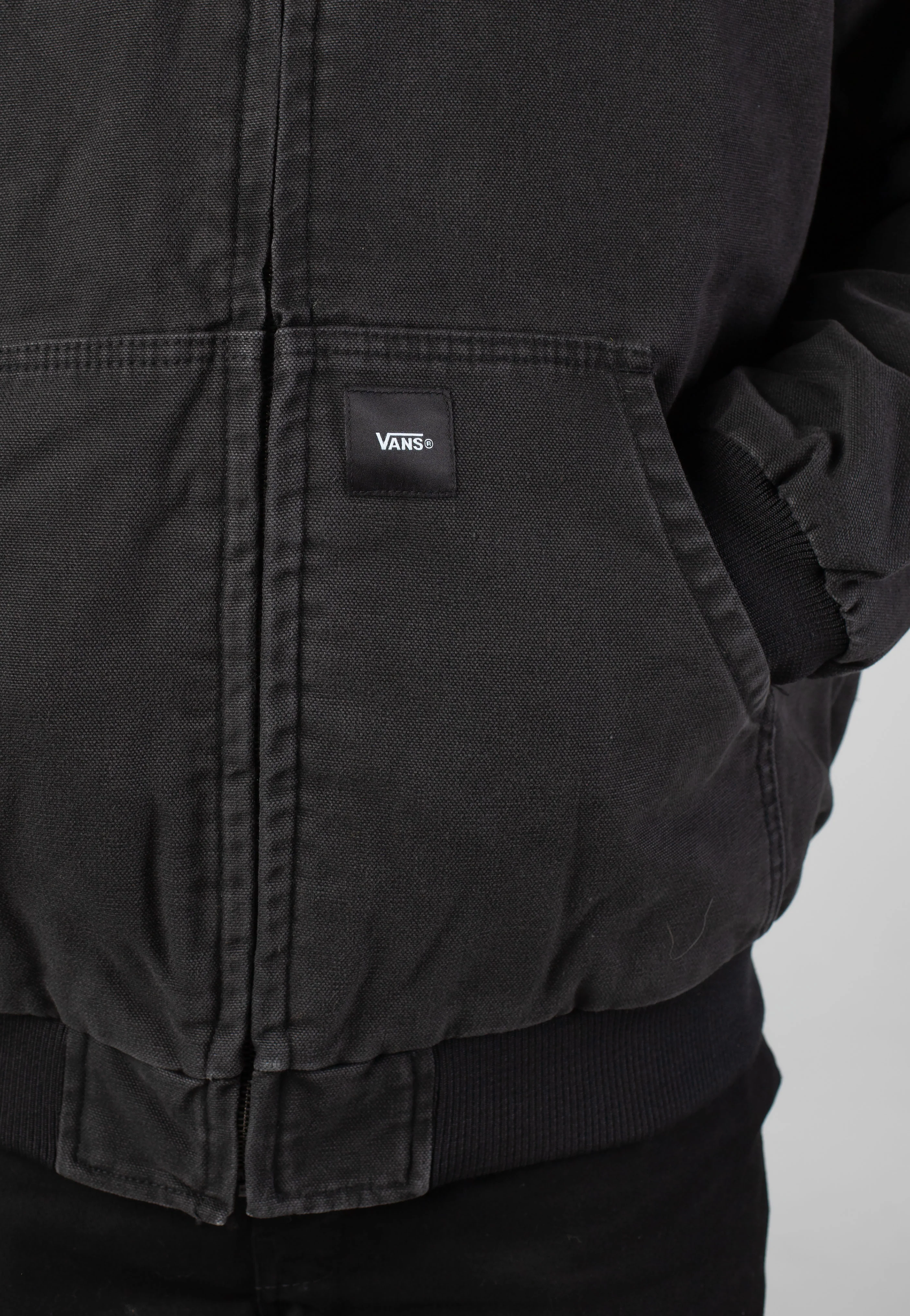 Workwear Canvas Full Zip Black - Jacket - Image 4