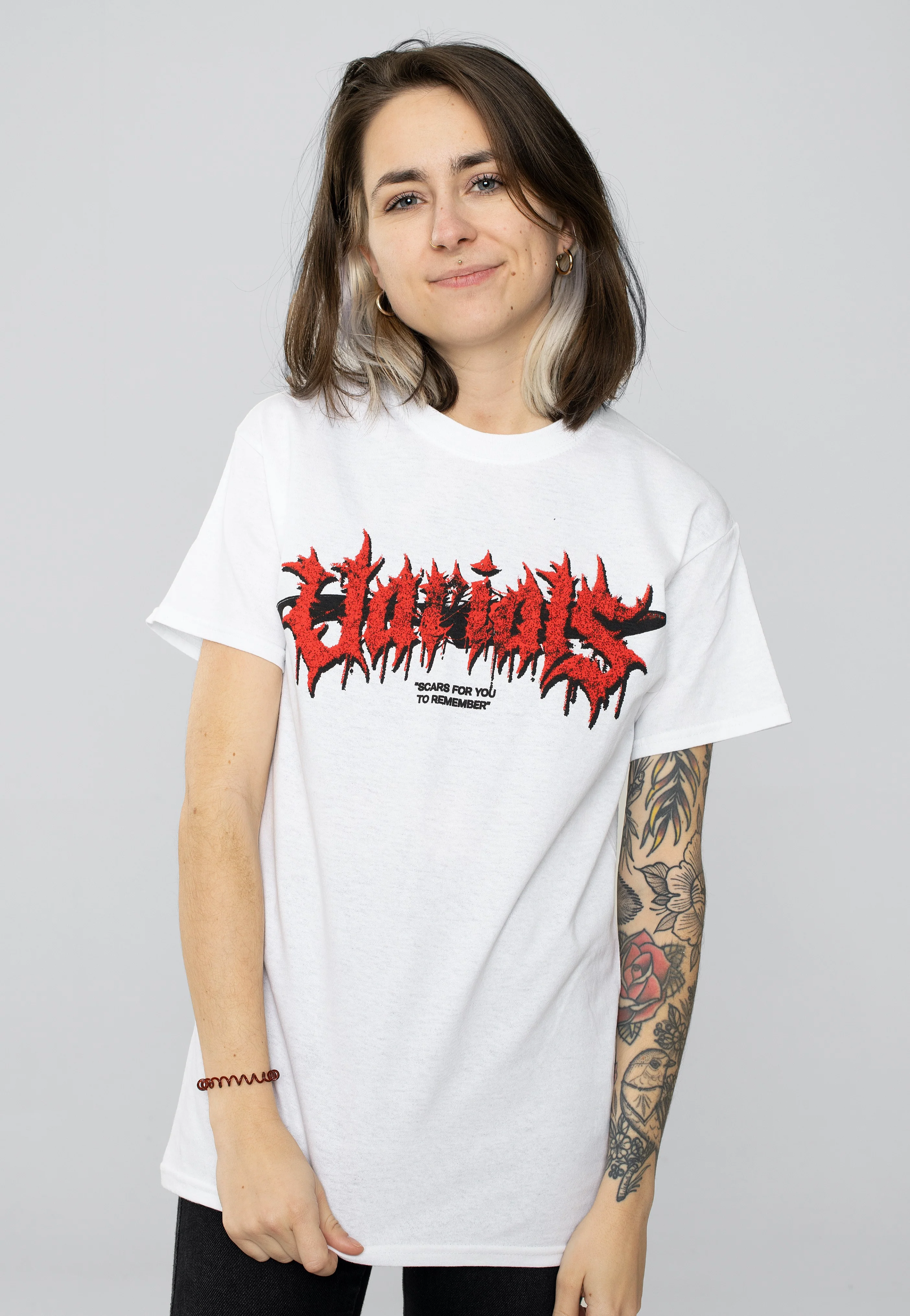 Knife White - T-Shirt - Image 5