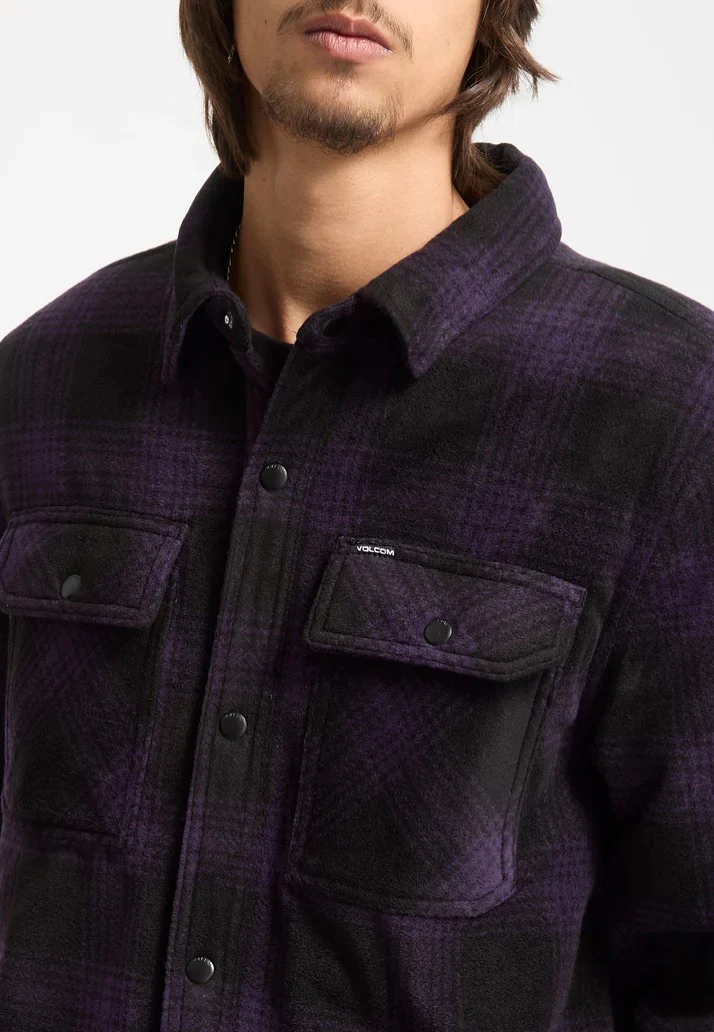 Bowered Fleece Dark Purple - Jacket - Image 5