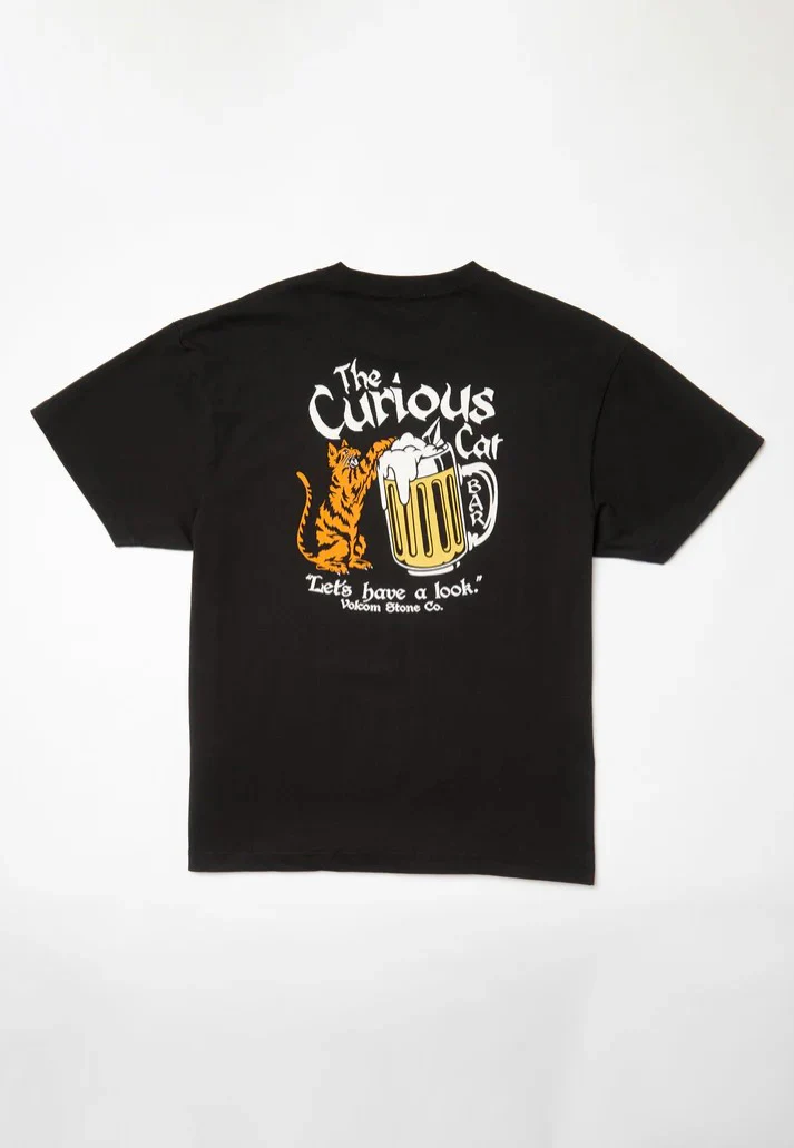 Curious Cat Black - T-Shirt - Image 9