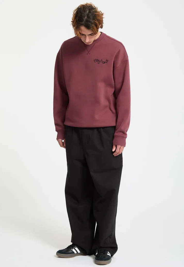 FA Daniel Shepard Crew Merlot - Sweater - Image 3