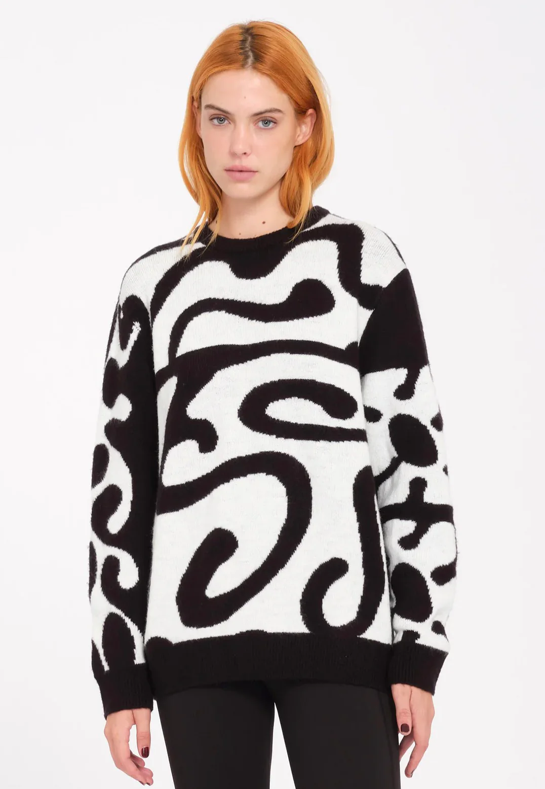 Fa Zephyr Black White - Pullover