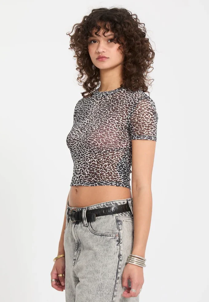 Rawly Knit Mesh Black/White - Top - Image 6