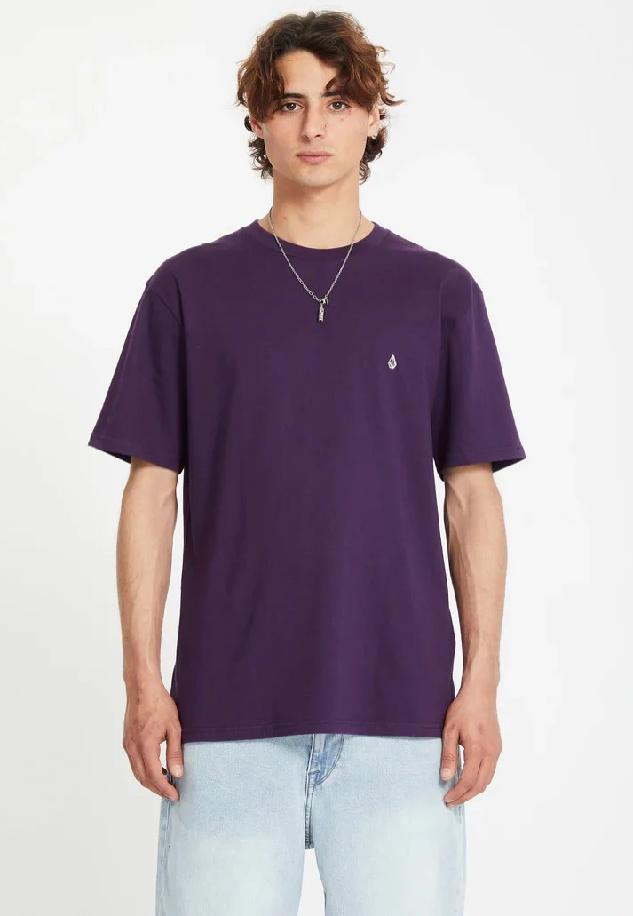 Stone Blanks Basic Grape Royale - T-Shirt - Image 4