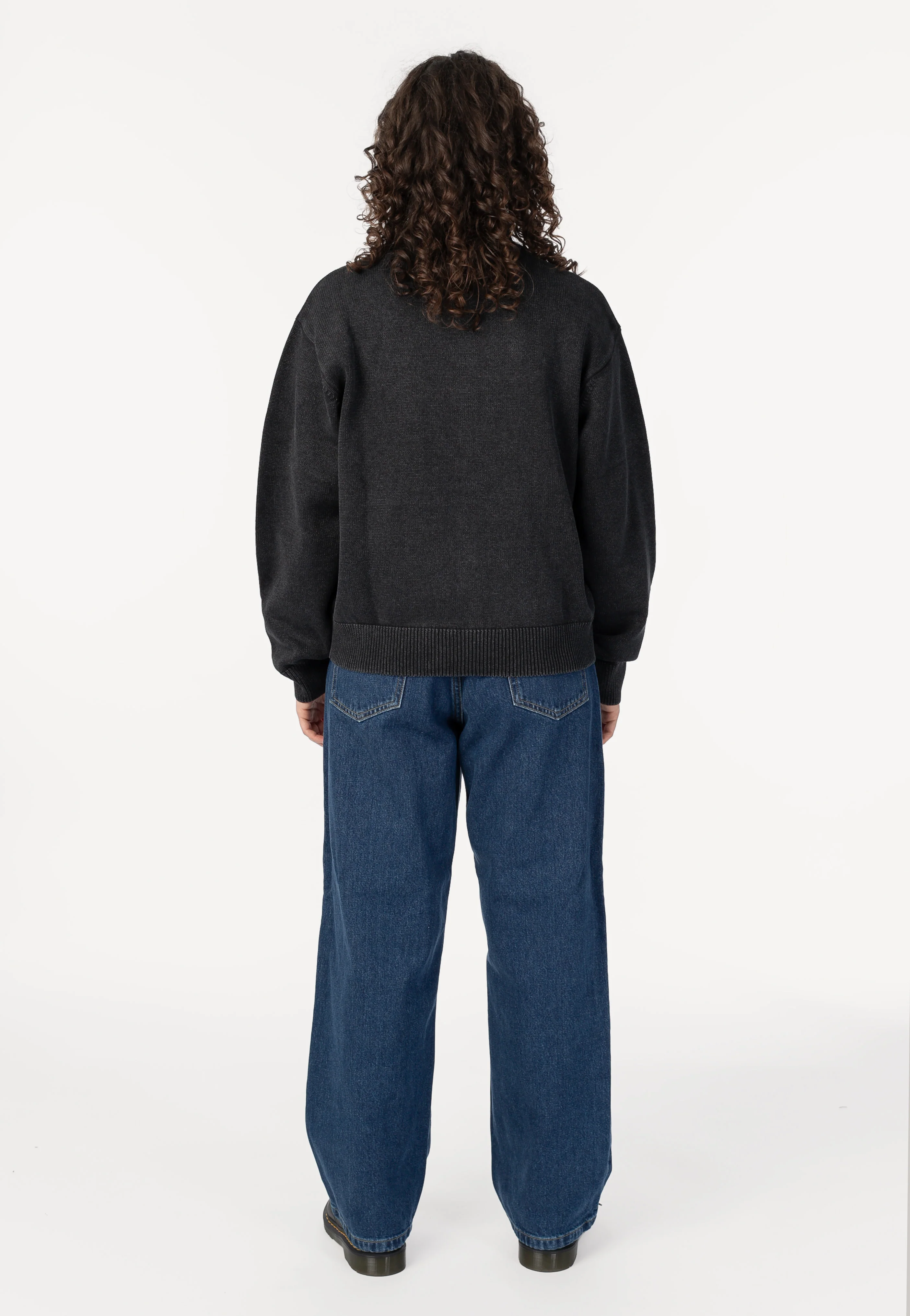 W' Kori Garment Dyed Black - Zipper - Image 14