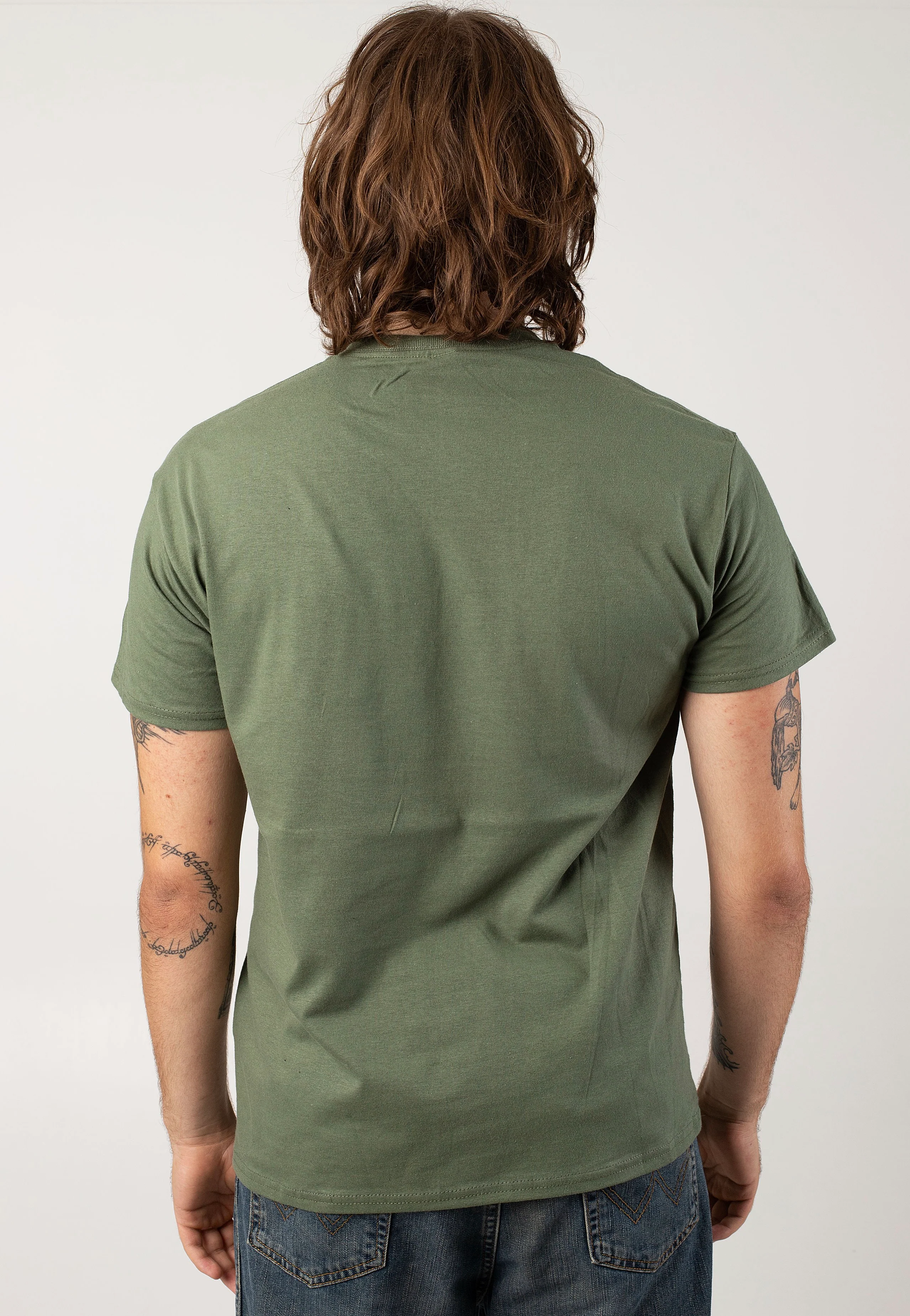 Hammer And Anvil Military Green - T-Shirt - Image 2