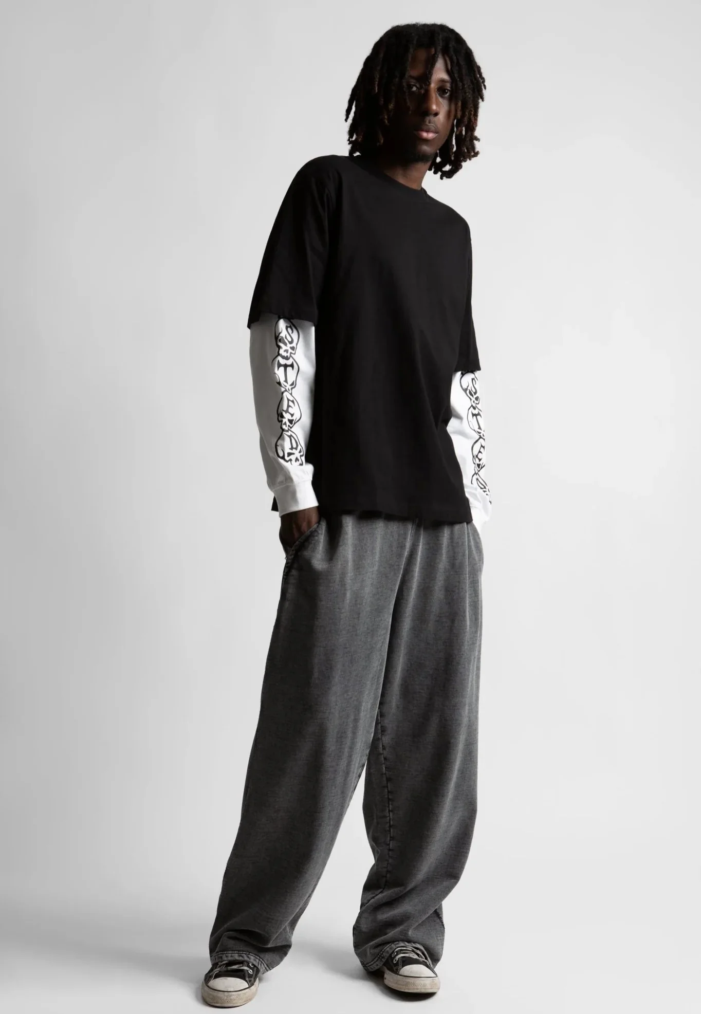 Age Bury Black White - Longsleeve - Image 3