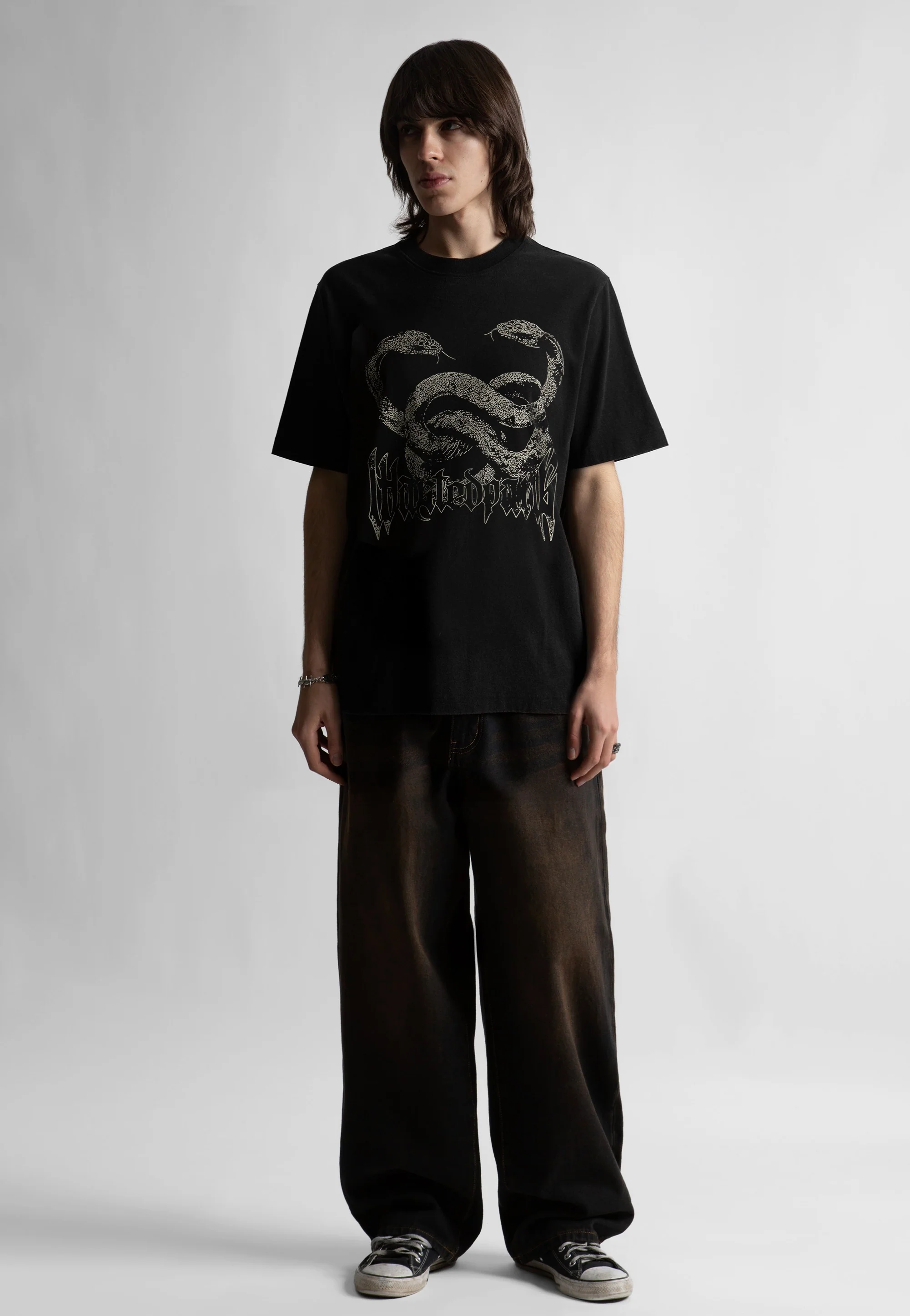 Snakes Black - T-Shirt - Image 3