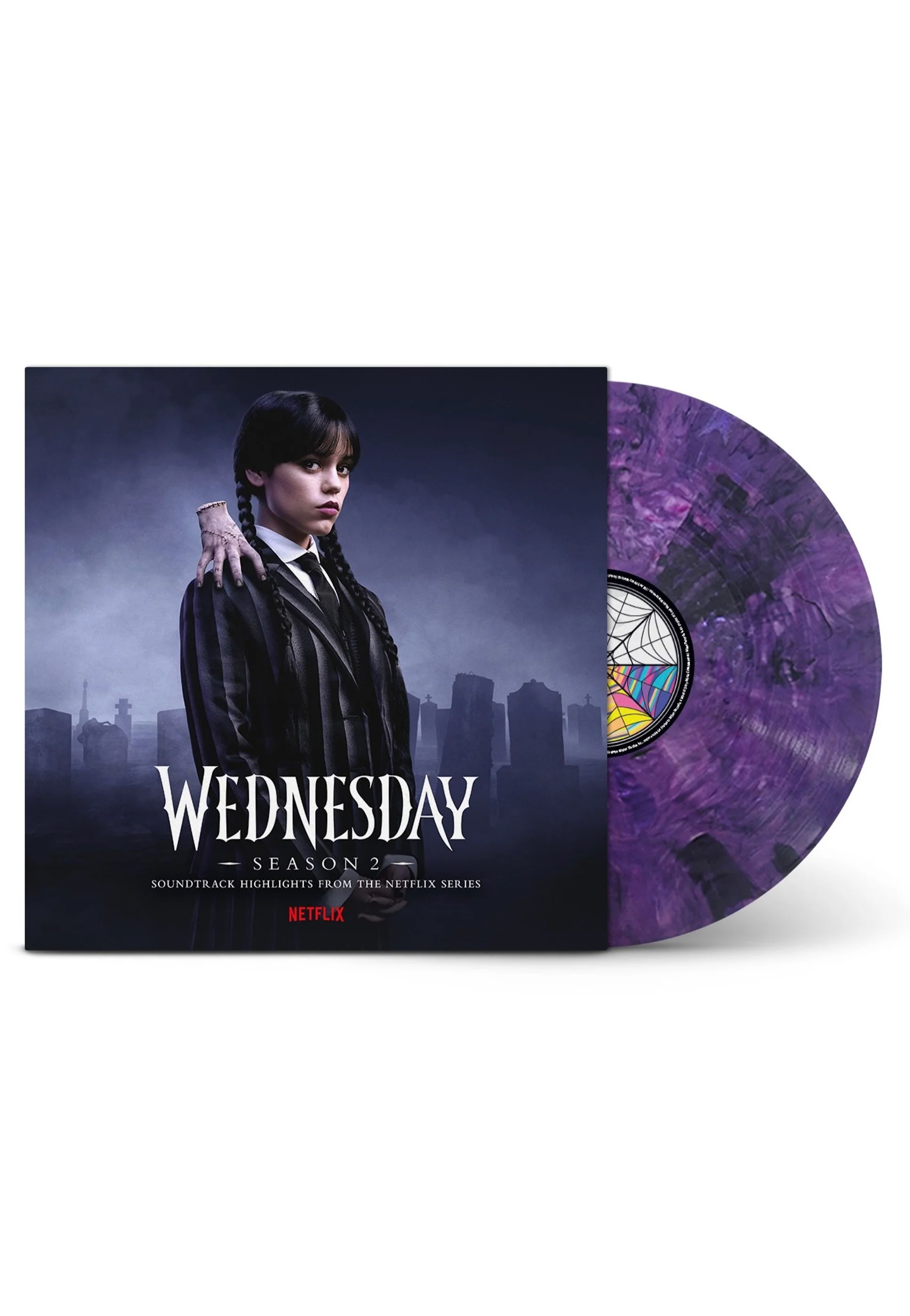 Wednesday: Season 2 OST Ltd. Purple/Black - Colored Vinyl