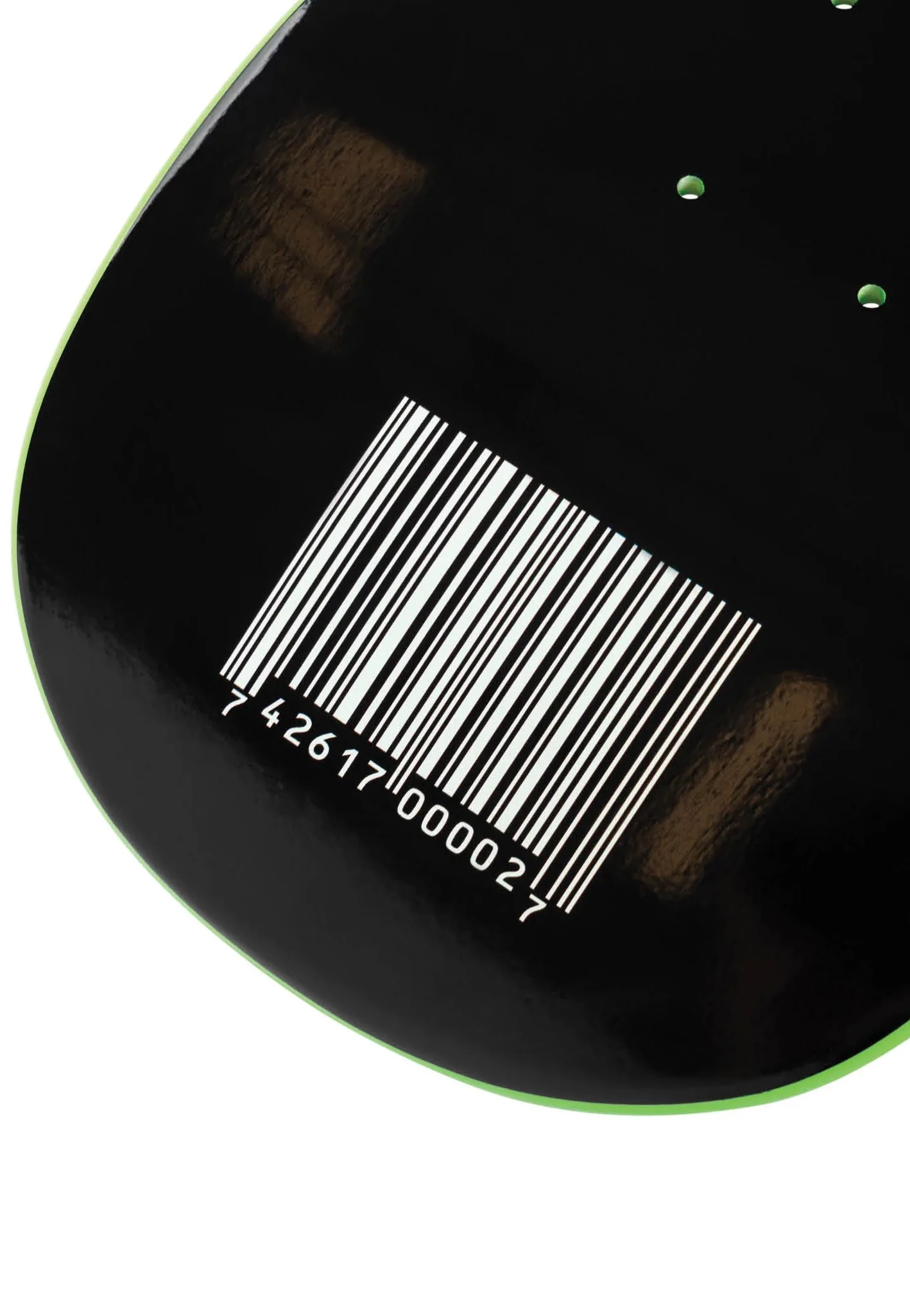 Self-Titled on Gaia 9.67" Black/Green Dip - Skate Deck - Image 6