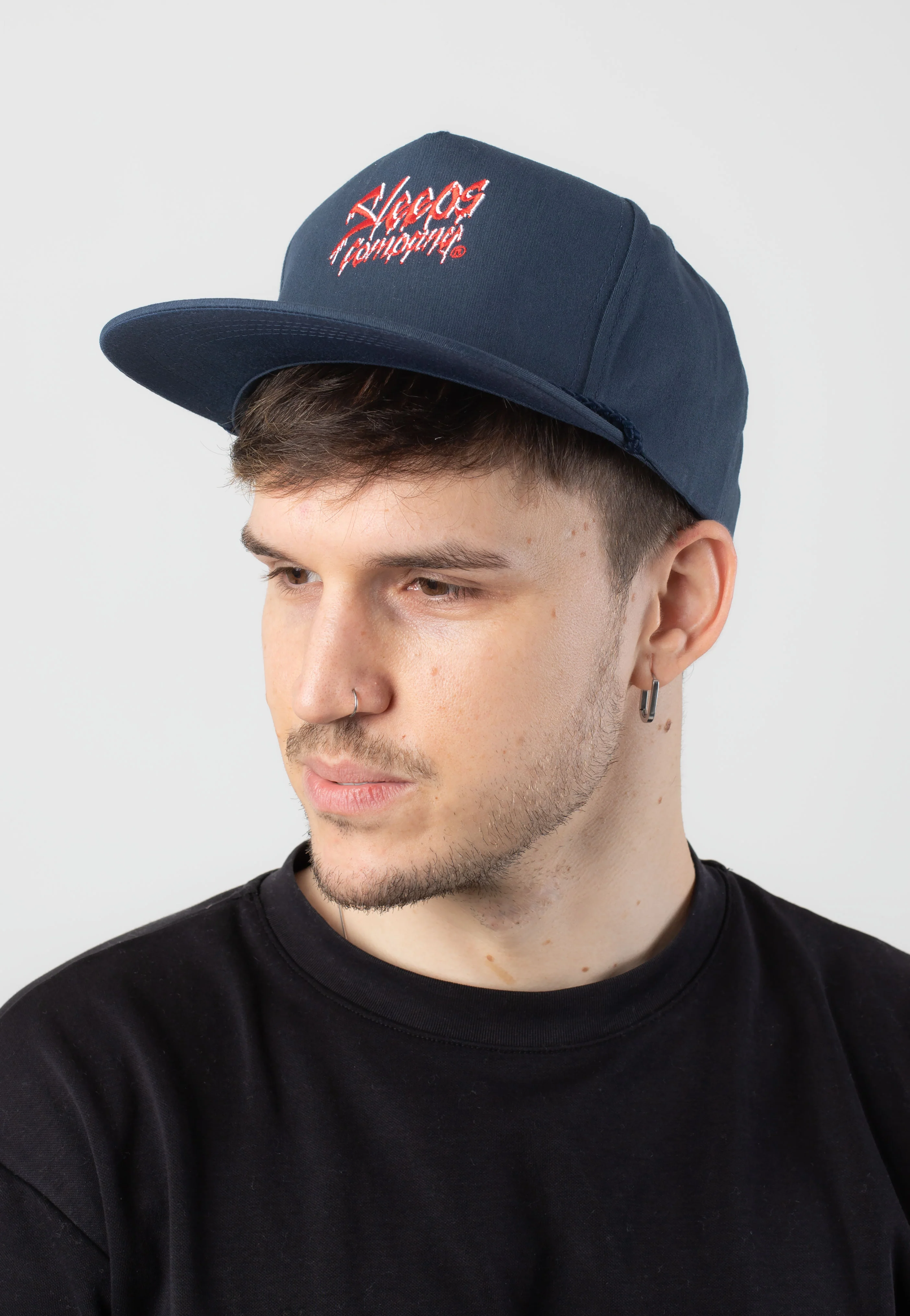 Sleeps Comp Navy Snapback - Cap - Image 7