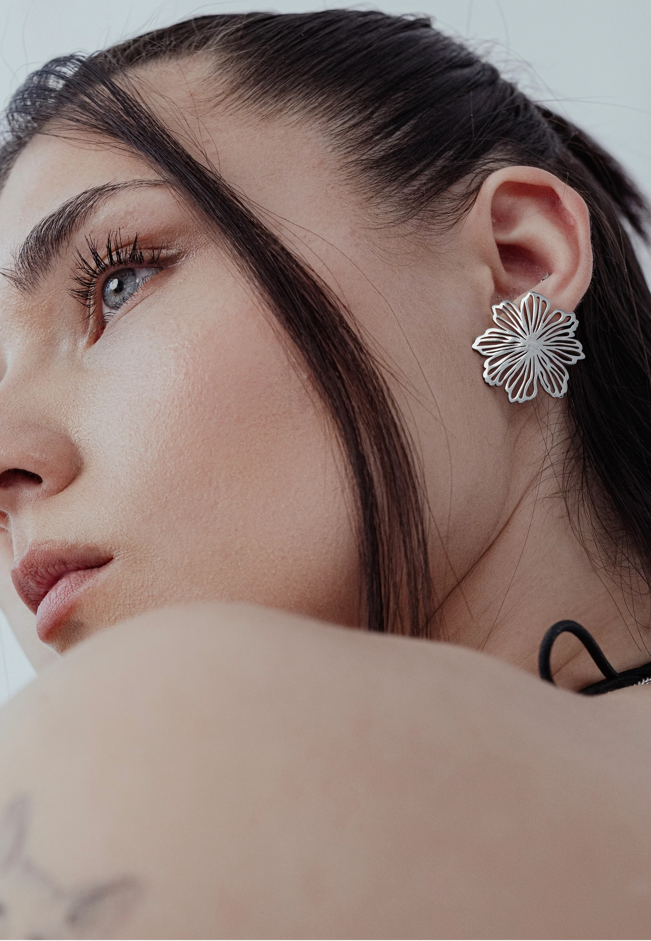 Fine Flower Silver - Earrings - Image 2