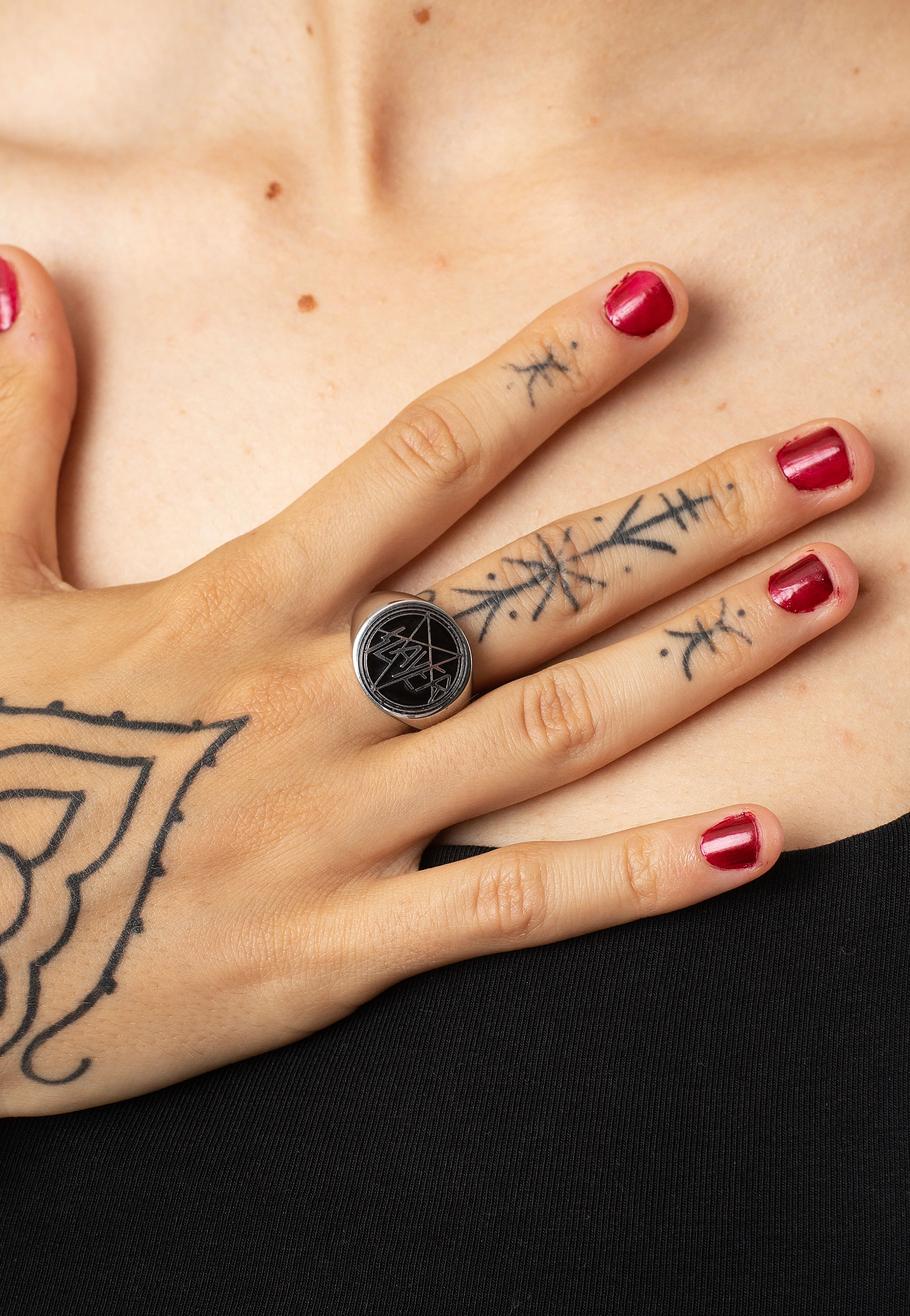 Enamel Signet - Ring - Image 3