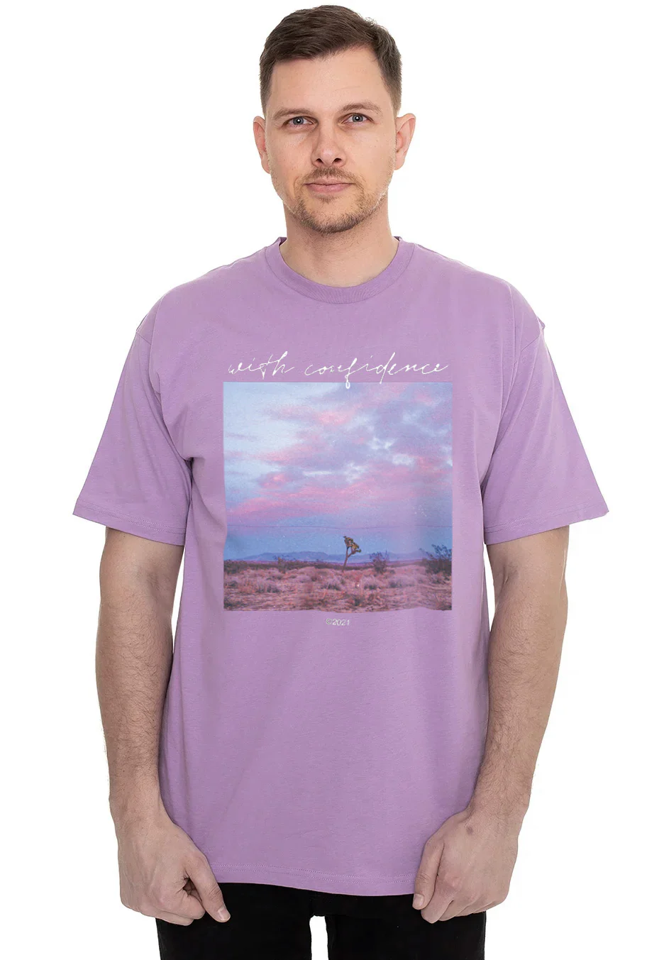 With Confidence Cover Orchid - T-Shirt - Image 5