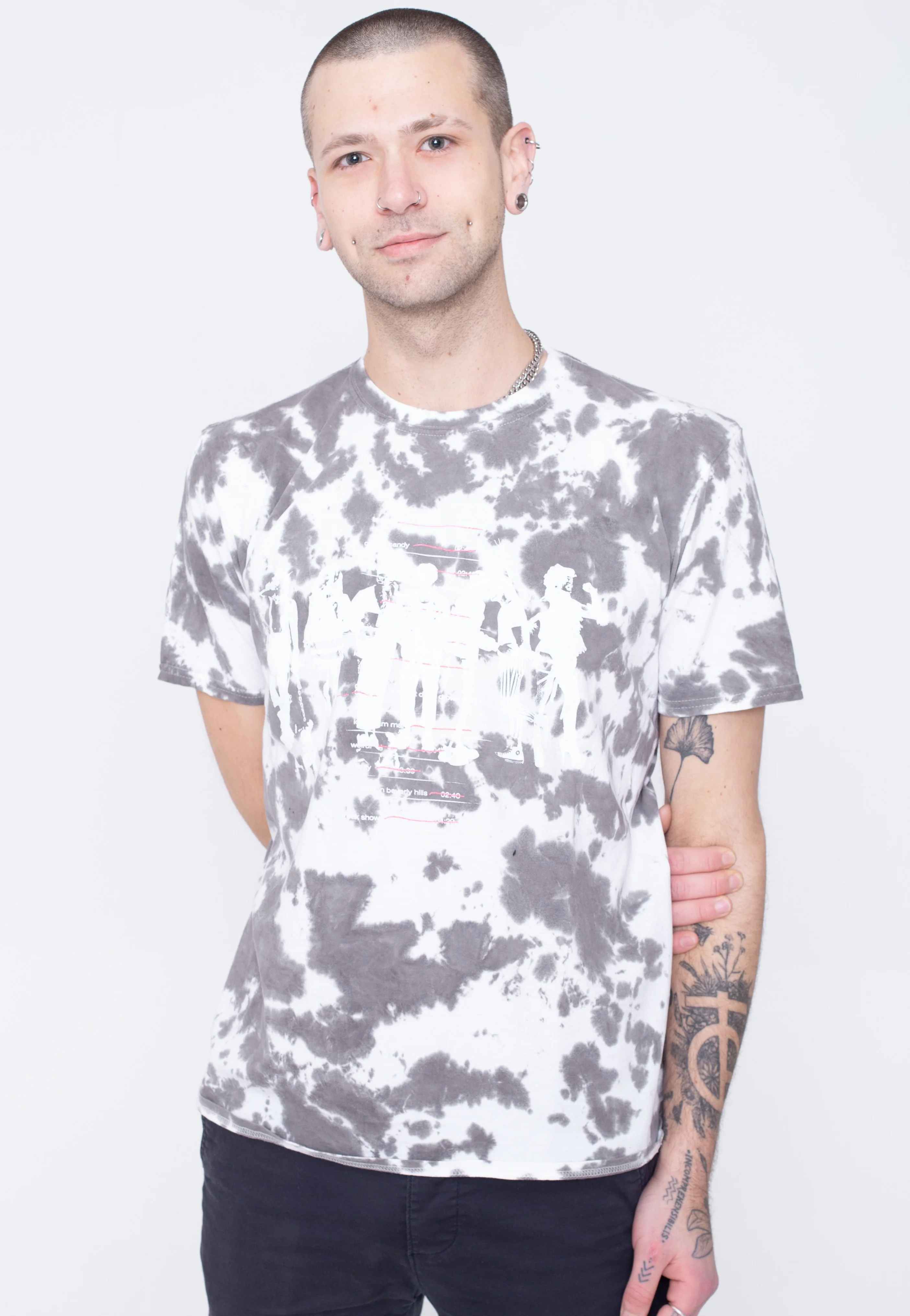 Weird Tracklist Dip-Dye - T-Shirt - Image 3