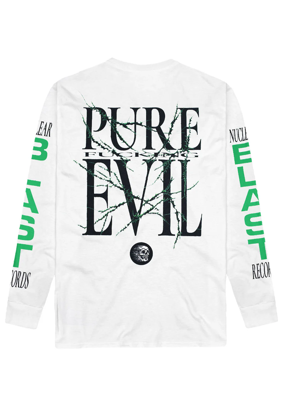 Pure Evil White - Longsleeve - Image 2